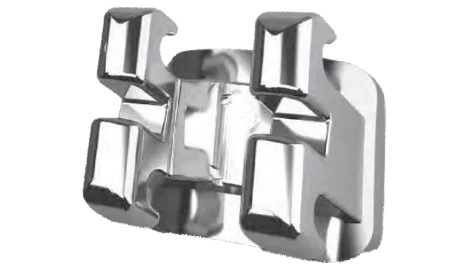 Twin modular metal braces bracket diagram