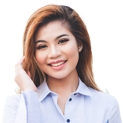 Adult orthodontic wearing lingual braces